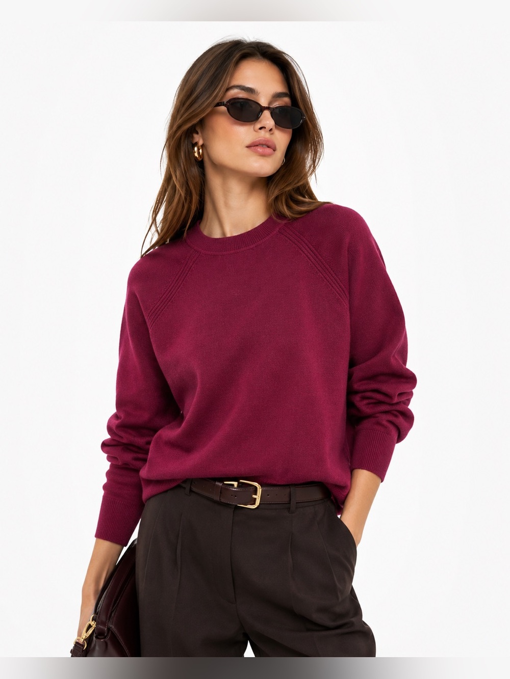 J.Crew Wool-blend boyfriend sweater